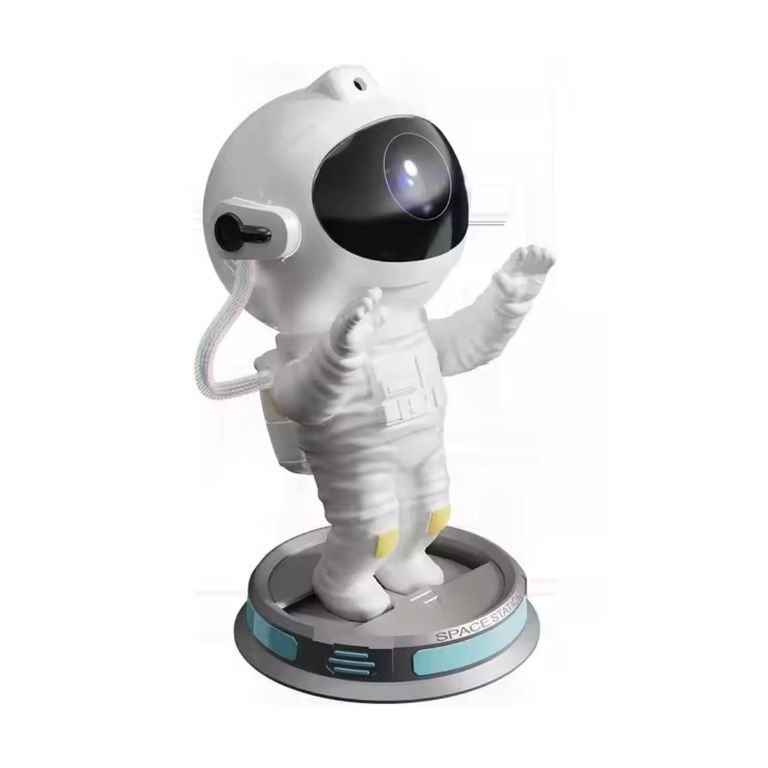 LAMPARA PROYECTOR ASTRONAUTA LUZ NOCTURNA NEBULOSA