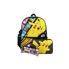 POKEMON - Mochila Pikachu Set Colegio
