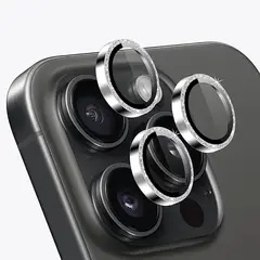 GENERICO - Protector De Cámara IPhone 11 Pro / IPhone 11 Pro Max / IPhone 12 Pro Diamantes