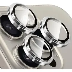 GENERICO - Protector De Cámara IPhone 11 Pro / IPhone 11 Pro Max / IPhone 12 Pro Plateado