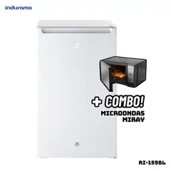 INDURAMA - FRIGOBAR 122 L BLANCO - RI-159BL + MICROONDAS MIRAY HMM-20N