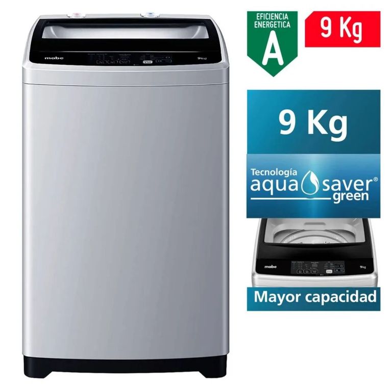 Lavadora Automática 9KG Gris LMAP9020WGBB0