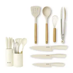 BELESSI - Set X8 Utensilios + Cuchillos + Organizador