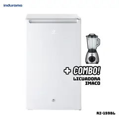INDURAMA - FRIGOBAR 122 L BLANCO - RI-159BL + LICUADORA IMACO