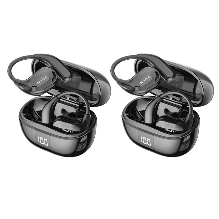 Set 2 Audífonos XT66 Pro Tws Bluetooth 5.4 -Negro