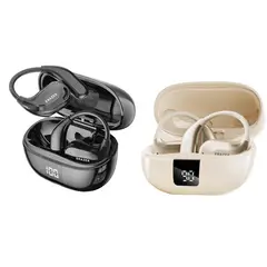 LENOVO - Set 2 Audífonos XT66 Pro Tws Bluetooth 5.4 -Negro y Blanco