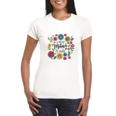 GENERICO - Polo mujer la mejor Mamá - Nathalie Love It - Blanco