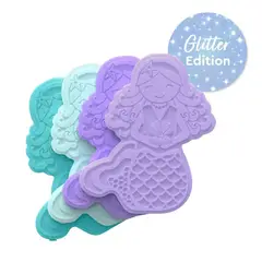 BENTGO - Compresa de hielo reutilizable Buddies - Sirenita Glitter