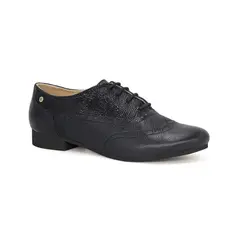 PAR&SS - Zapatos Oxford De Cuero Mujer KA25Q1-CANDY Negro