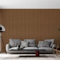 DECORPLAS - Set x 6 Wall Panel Wpc Interior Color Cedro para decoracion