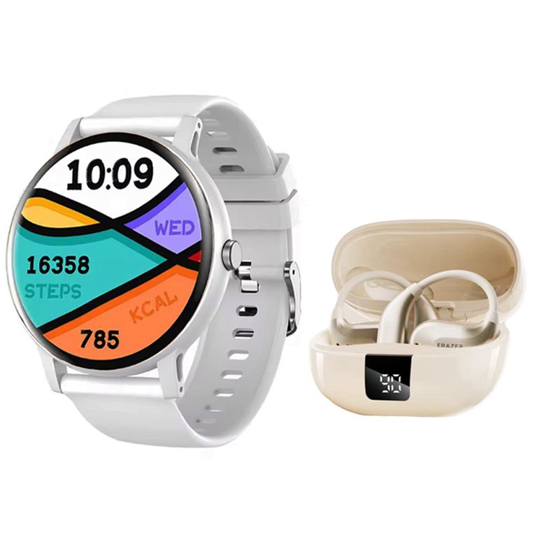 Audífonos XT66 Pro Negro y Toumi Fit 2-B watch Reloj inteligente