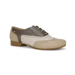 PAR&SS - Zapatos Oxford De Cuero Mujer KA25Q1-CANDY Beige