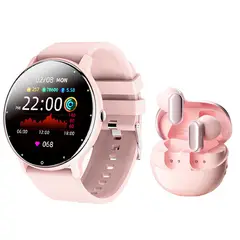 LENOVO - Audífonos LP19 Pro -Rosa y Toumi Fit 2-P watch Reloj inteligente