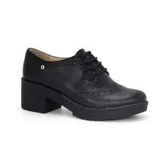 PAR&SS - Zapatos Oxford De Cuero Mujer KA25Q1-KM040 Negro