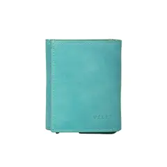 VELEZ - Vélez Porta Documentos De Cuero Tecnológico Azul Claro