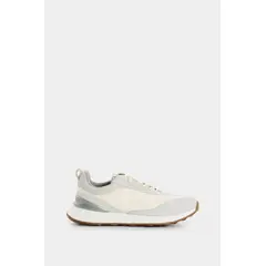 VELEZ - Vélez Zapatillas Elios Cuero Mujer Detalle Millaré Blanco