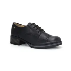 PAR&SS - Zapatos Oxford De Cuero Mujer KA25Q1-KM047 Negro