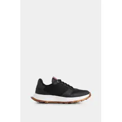 VELEZ - Vélez Zapatillas Ocaso Cuero Y Lona Mujer Deportiva Negro