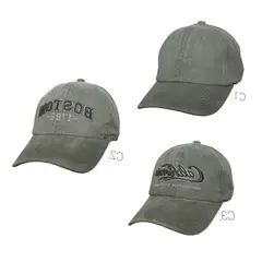 SUNTIME - GORRA PRELAVADA UNISEX 3PRS002 VERDE SPORT 1030052