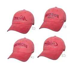 SUNTIME - GORRA PRELAVADA UNISEX 3PRS005 ROJO SPORT 1030055