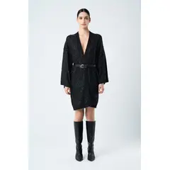 Velez - Vélez Cárdigan Antares Para Mujer Tejido Negro