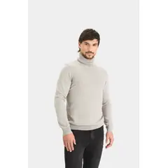 VELEZ - Vélez Sweater Cuello Tortuga Tejido Para Hombre Gris