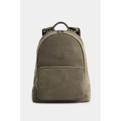 VELEZ - Vélez Mochila Bolet Cuero Hombre Manija Trenzada Verde Oliva