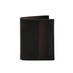 VELEZ - Vélez Billetera De Cuero Vertical Negro