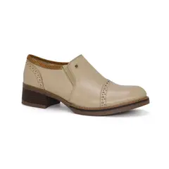 PAR&SS - Mocasín Casual De Cuero Mujer KA25Q1-KM034 Beige