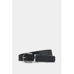 VELEZ - Vélez Correa Doble Faz Aki De Cuero Mujer Grabado Negro