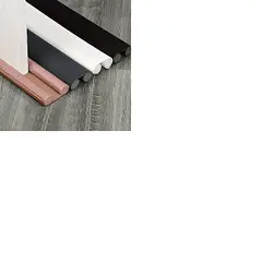 GENERICO - Burlete Flexible de Espuma Protección Sellado de Puertas pack 3 unidades plomo