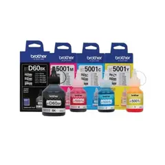 BROTHER - KIT de 4 Tintas Btd60bk / Bt5001c / Bt5001m / Bt5001y