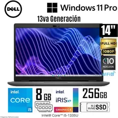 DELL - Laptop Latitude 3440 (80C0C) Intel Core i5-1335U 8GB RAM 256GB SSD 14" FHD Windows 11 Pro
