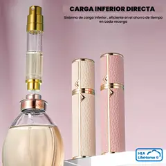 GENERICO - ATOMIZADOR PERFUME 5ML ENVASE CUERO BLANCO