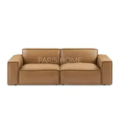 GENERICO - Sofá 2 Cuerpos Jonathan Ultracuero - Marrón