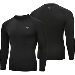 RDX - Rashguard o Polo de Compresión de Manga Larga T15