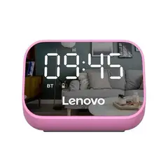 LENOVO - Reloj Despertador Con Altavoz Multifuncional Ts13 Rosado