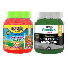 GENERICO - PACK 2 GOMITAS ZINC QUELADO NIÑOS + CITRATO DE MAGNESIO ADULTO 260UND