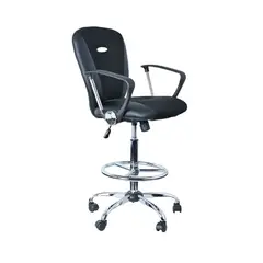 OFIDEAS - Silla Cajera Tokio Con Apoyabrazos Negro