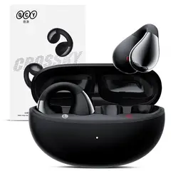 QCY - Audifonos Crossky C30 Open Ear Clip Dynamic Sound Negro