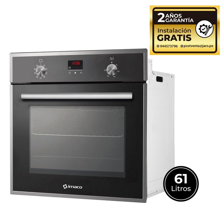 Horno empotrable eléctrico 61Lt IHED65