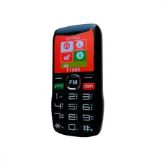 IPRO - Celular Adulto Mayor F188S 4G con Boton SOS negro