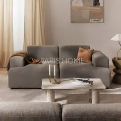 GENERICO - Sofá 2 Plazas Gala Tejido - Gris