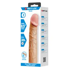 PRETTY LOVE - FUNDA EXTENSORA DE PENE 22 CM DEREK
