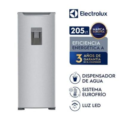 Refrigeradora Frost Una Perta 211L Gris ERDM26F2HPS