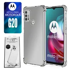 ASIA IMPORT - Space Case Para Motorola G20 Transparente