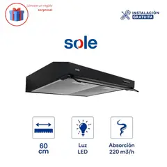 SOLE - Campana Extractora Nyx 60cm TURE96CO