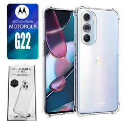 ASIA IMPORT - Space Case Para Motorola G22 Transparente