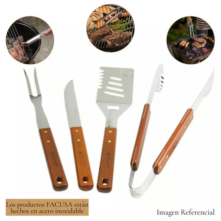 Set de Utensilios X 04PZS BBQ-MPC - 10254009
