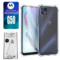 ASIA IMPORT - Space Case Para Motorola G50 Transparente